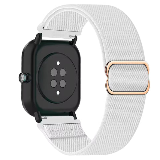 Najlonski pašček za Fitbit Versa Lite SE / Versa 2 – bela