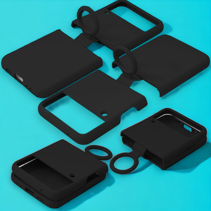 Silikonski ovitek "Soft Edge" za Samsung Galaxy Z Flip 3 5G – Techsuit – Svetlo modra / TPU silikon