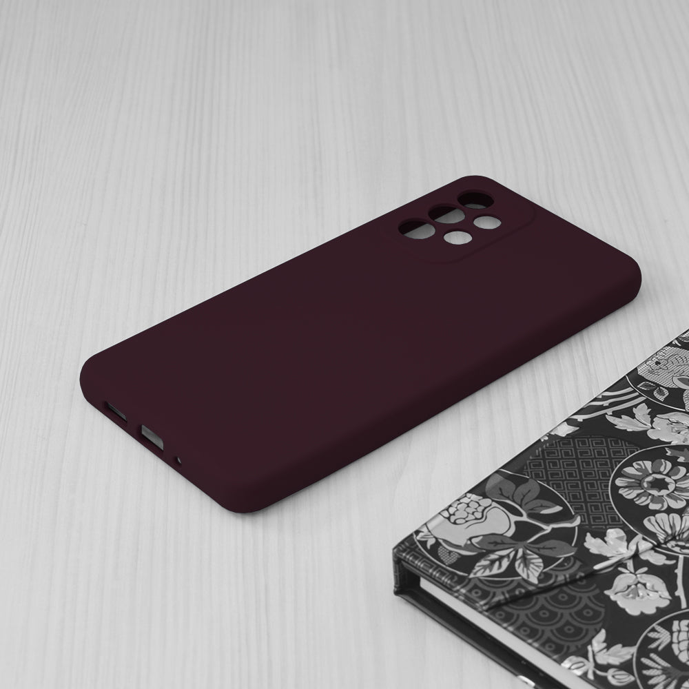 Silikonski ovitek "Soft Edge" za Samsung Galaxy A73 – Techsuit – Vijolična / TPU silikon