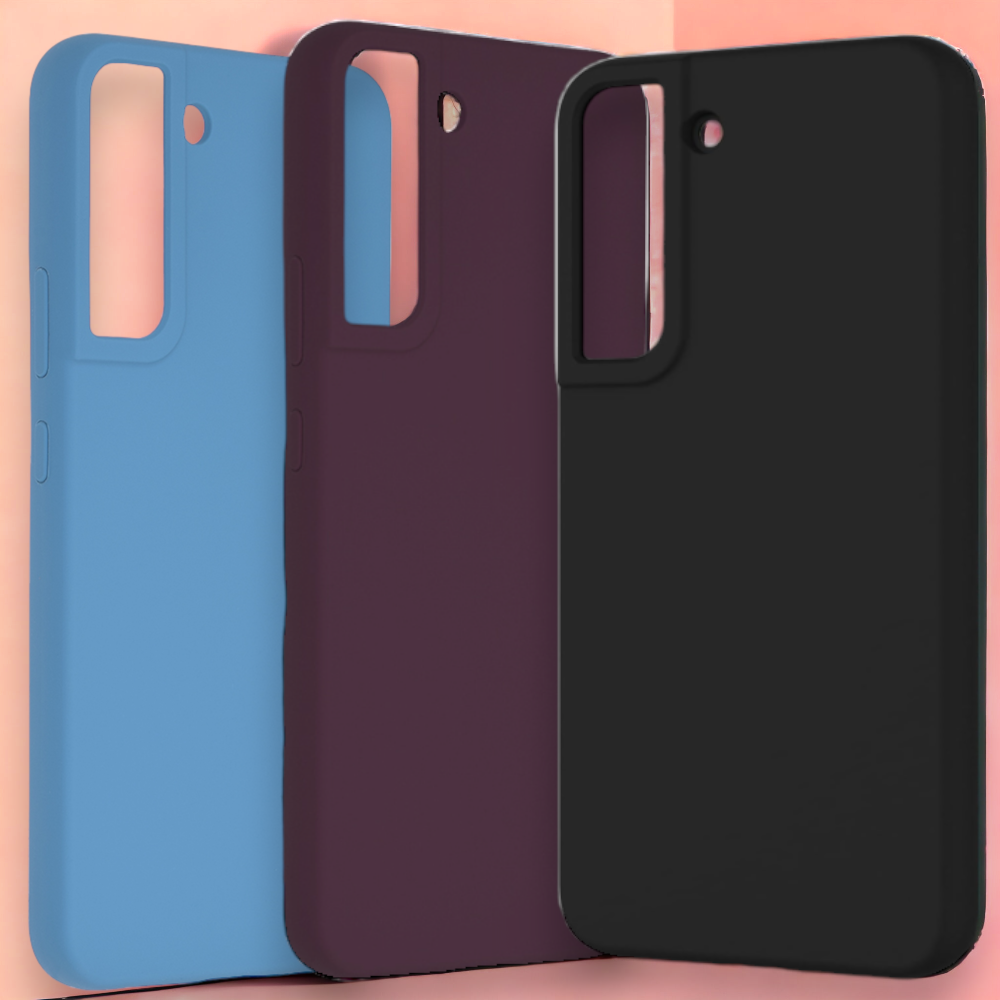 Silikonski ovitek "Soft Edge" za Samsung Galaxy S22 Plus – Techsuit – Svetlo modra / TPU silikon