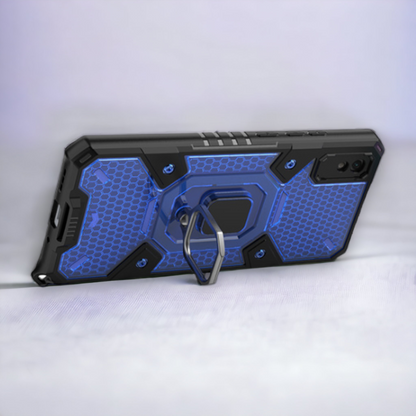 Silikonski ovitek "Honeycomb armor ring" za Xiaomi Redmi 9AT – Infostyle