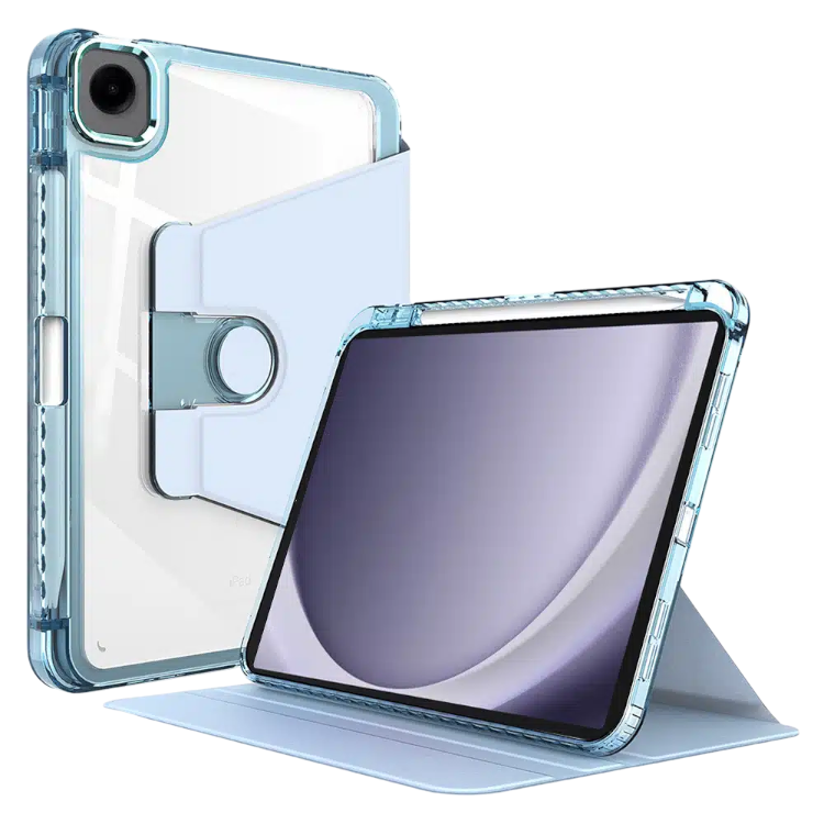 Ovitek za tablični računalnik za Samsung Galaxy Tab A9 z držalom za pisalo – Techsuit – Modra / Polikarp + TPU