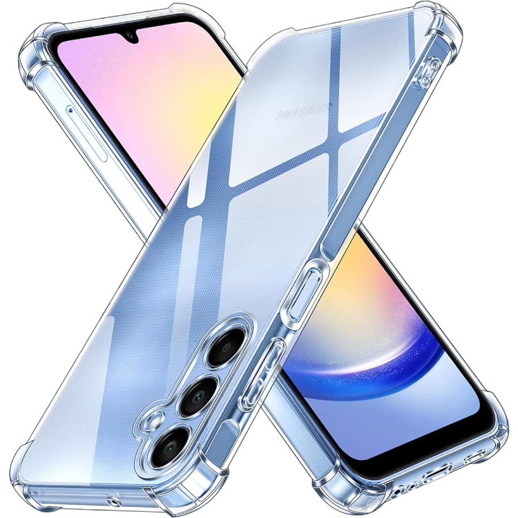 Ovitek za telefon "AntiShock" Samsung Galaxy A25, prozoren – Infostyle