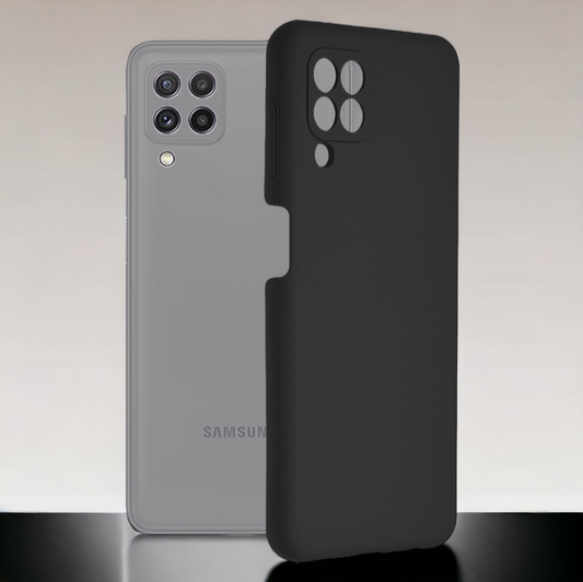 Silikonski ovitek "Soft Edge" za Samsung Galaxy A22 4G - Črna – Techsuit – Črna / TPU silikon