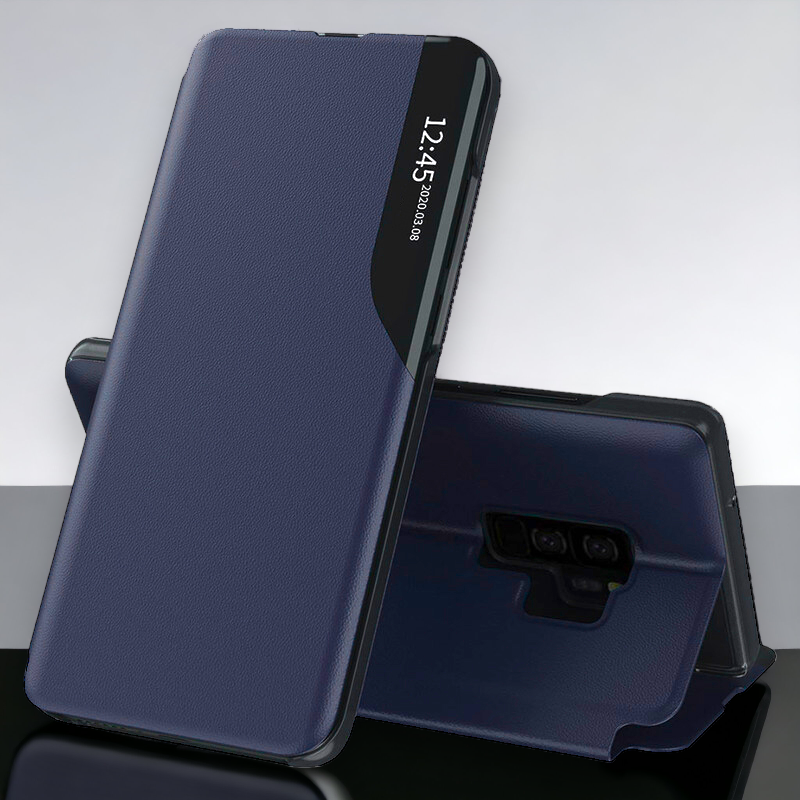 Pametna preklopna torbica za Samsung Galaxy S23 Ultra – Infostyle – Vijolična / Ekološko usnje + PC