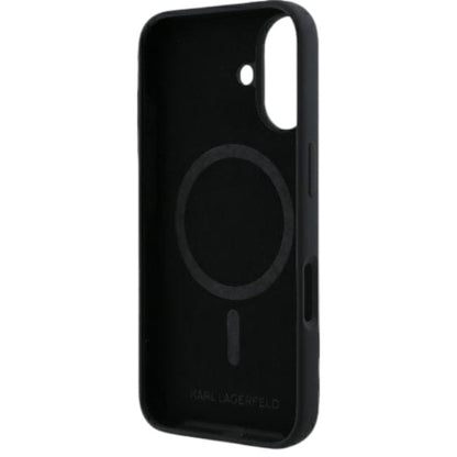 Ovitek Karl Lagerfeld K&CH Heads MagSafe za iPhone 16 Plus (KLHMP16MSCMKCRHK)