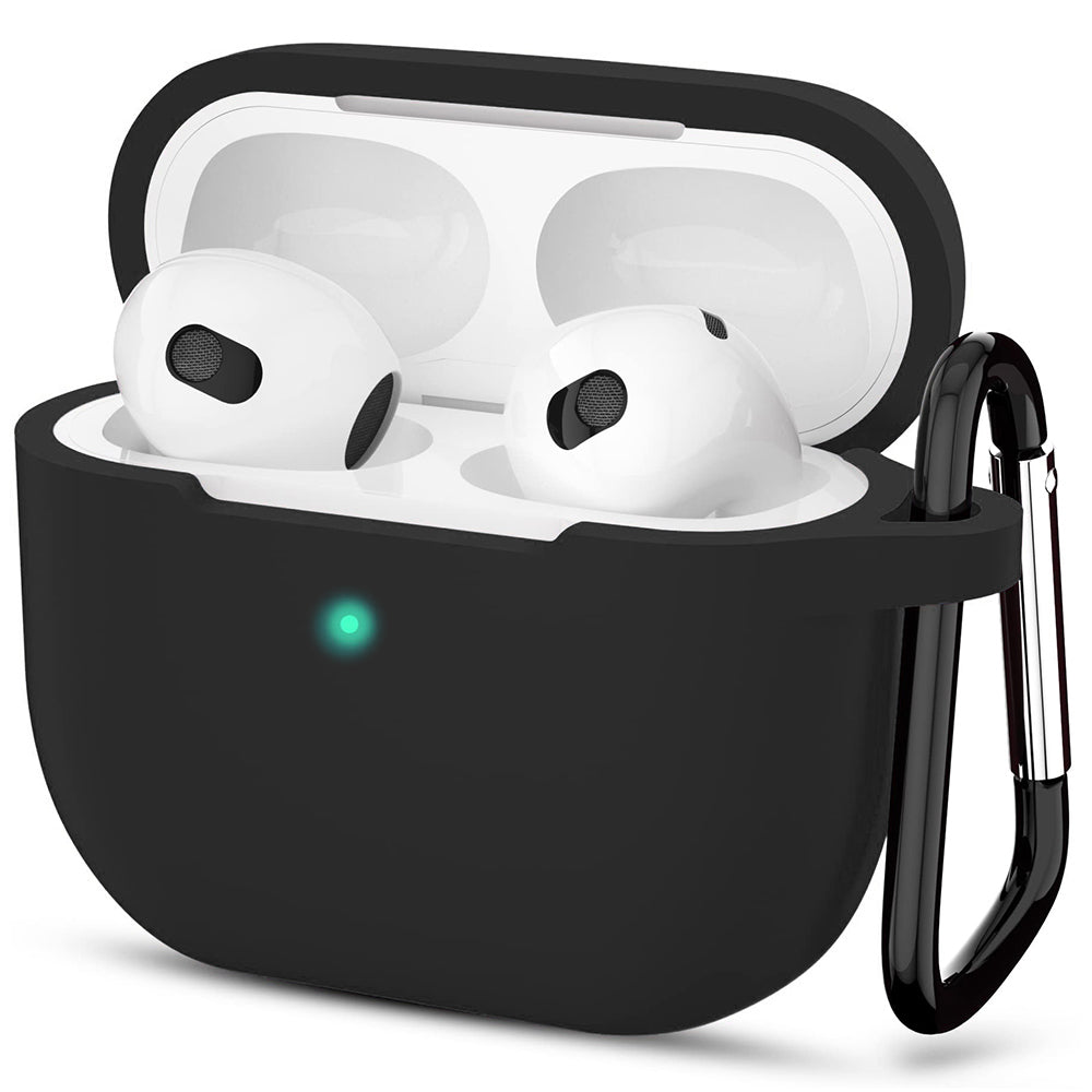 Techsuit silikonski ovitek za Apple AirPods 3 črn