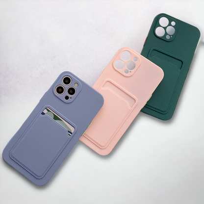 Silikonski ovitek "Card" za iPhone 14 Pro – Infostyle – Svetlo roza / TPU silikon