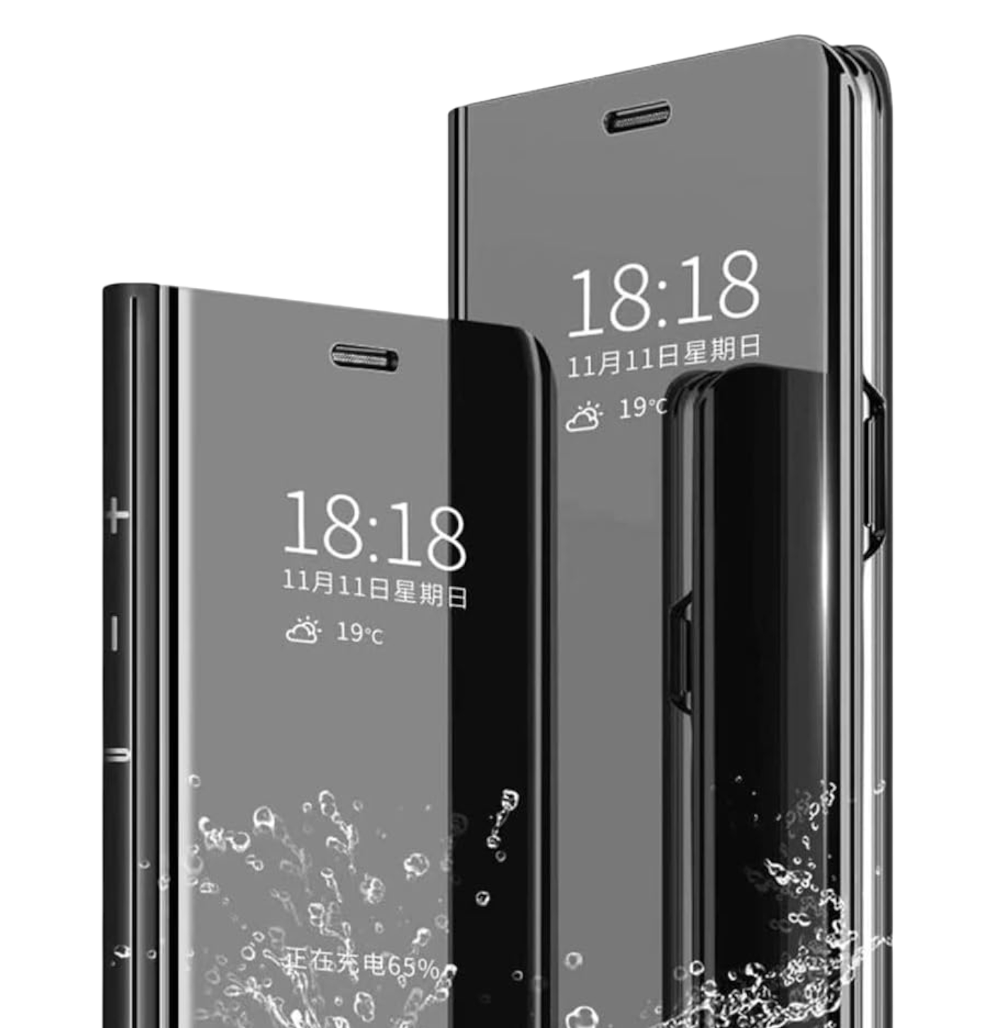 Preklopna torbica za telefon "LIUZIHAN" Samsung Galaxy A15 5G – Infostyle – Črna