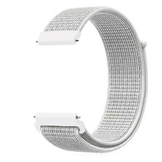 Najlonski nadomestni pas 20 mm – univerzalen za pametne ure | siva/bela