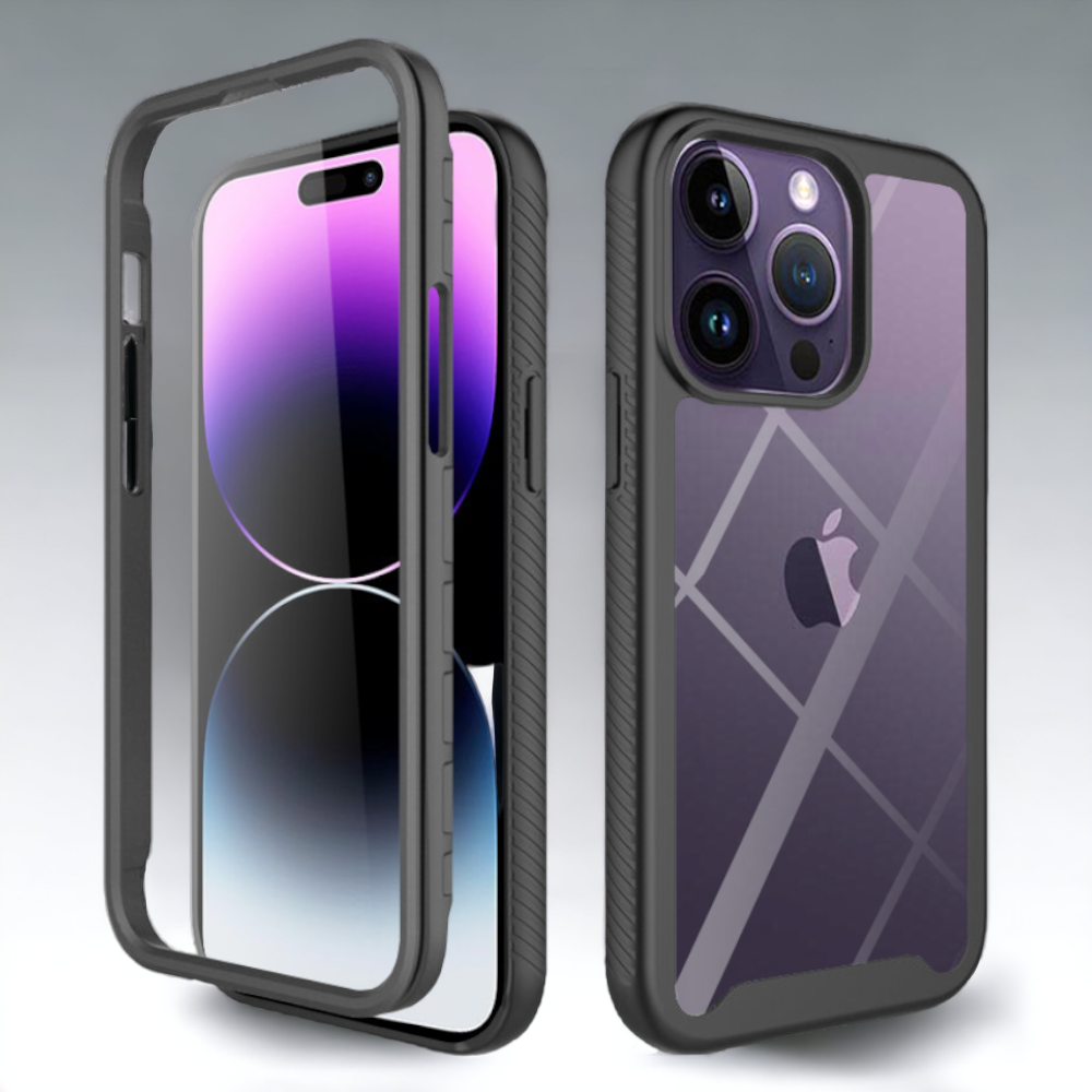Ovitek "Defense 360 Pro" za iPhone 14 Pro Max – Techsuit – Črna