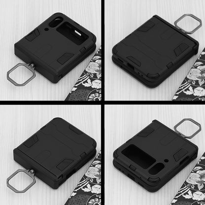 Silikonski ovitek "ring" za Samsung Galaxy Z Flip 4 - Črna – Techsuit