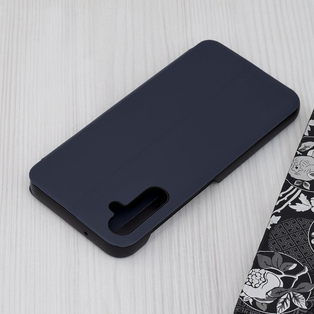 Pametna preklopna torbica za Samsung Galaxy A14 – Infostyle – Rdeča / Ekološko usnje + PC