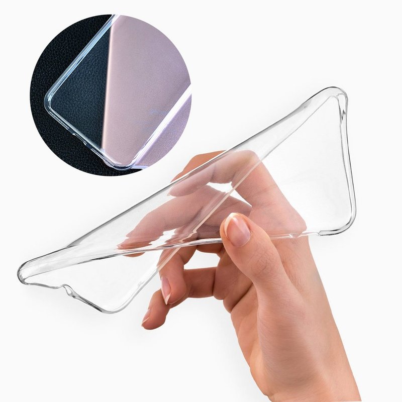Silikonski ovitek "antishock " za Huawei P Smart 2019 (0.5 mm) - Prozoren – Infostyle