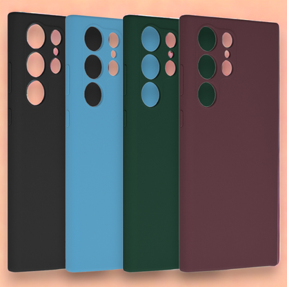 Silikonski ovitek "Soft Edge" za Samsung Galaxy S23 Ultra – Techsuit – Črna / TPU silikon