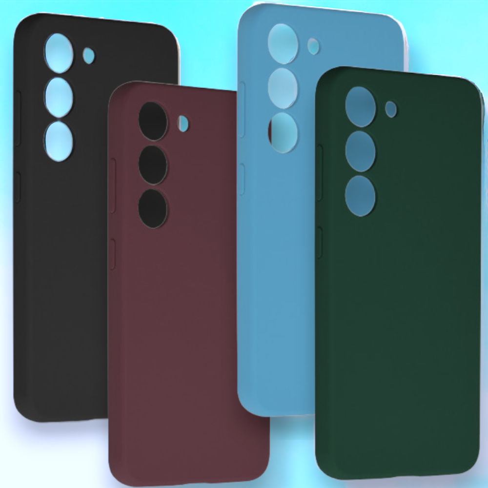 Silikonski ovitek "Soft Edge" za Samsung Galaxy S23 Plus – Techsuit – Črna / TPU silikon