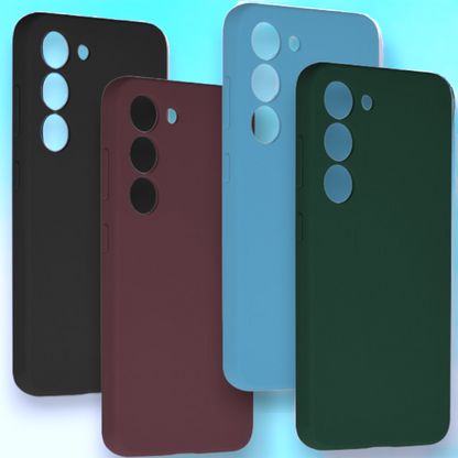Silikonski ovitek "Soft Edge" za Samsung Galaxy S23 Plus – Techsuit – Črna / TPU silikon