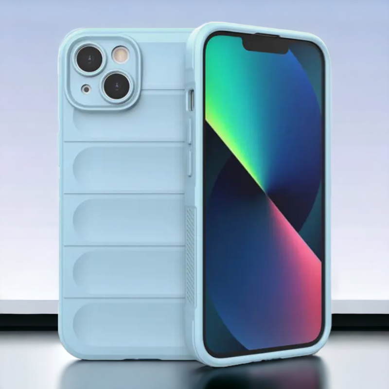 Silikonski ovitek "Valovi" za iPhone 11 Pro Max – Infostyle – Siva / TPU silikon