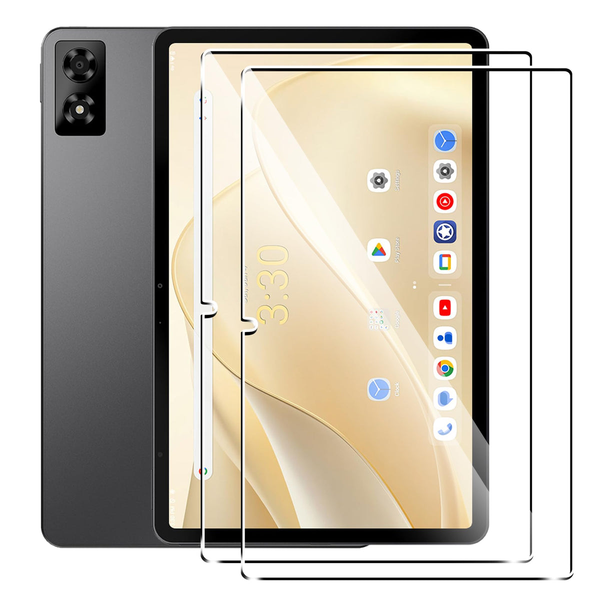 Heioloo 2 kosa zaščitnega kaljenega stekla za Lenovo Legion Tab – 14H, ultra prozorno, proti praskam