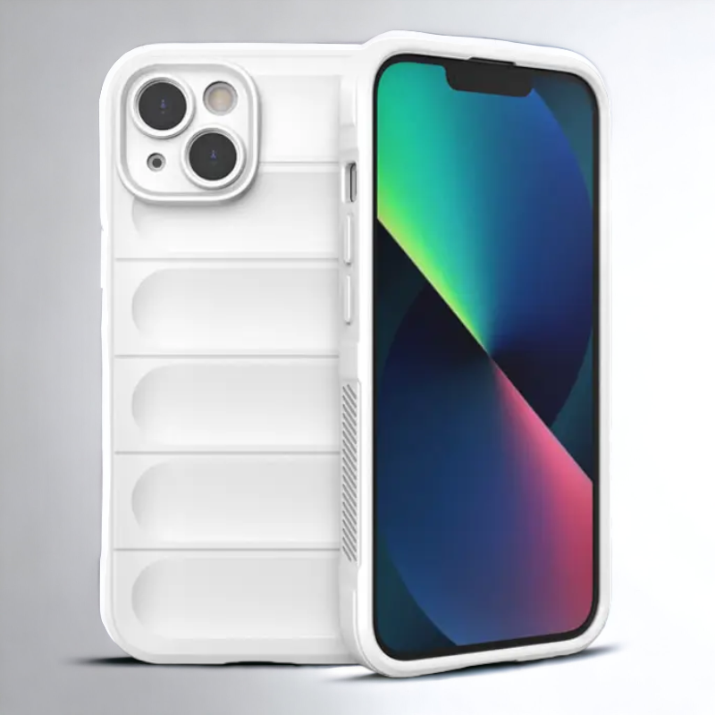 Silikonski ovitek "Valovi" za iPhone 11 Pro Max – Infostyle – Rdeča / TPU silikon