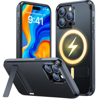 Ovitek "Vicseed" za iPhone 15 Pro – Infostyle – Črna
