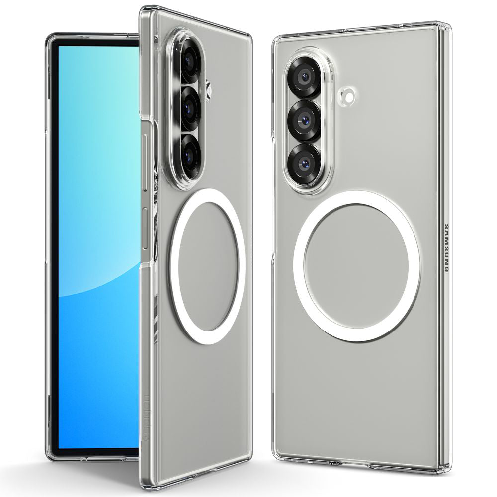 Spigen Air Skin MagSafe ovitek za Samsung Galaxy Z Fold7 prozoren