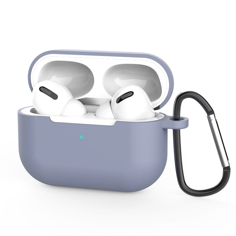 Techsuit silikonski ovitek za AirPods Pro 3 sivkasto siv