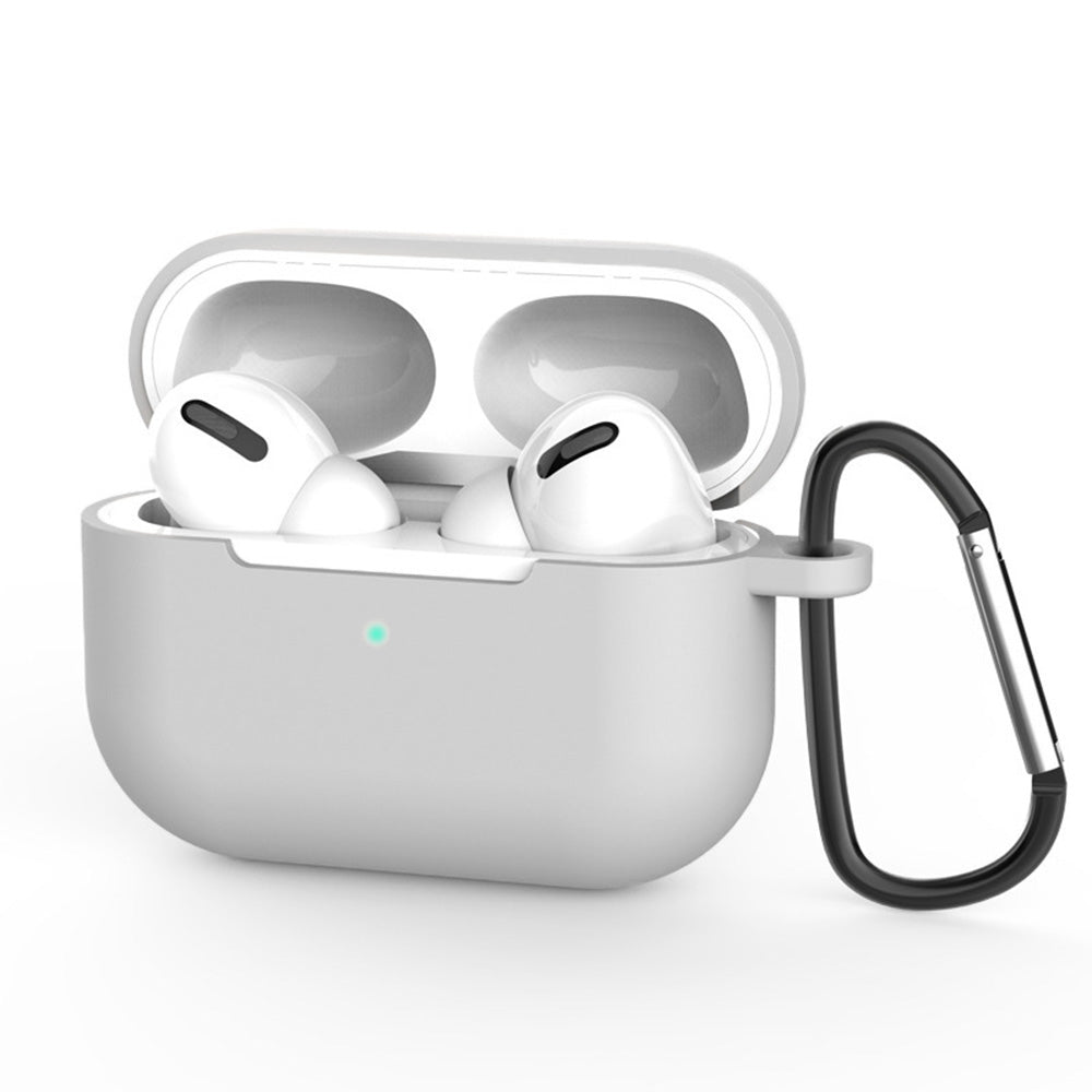 Techsuit silikonski ovitek za AirPods Pro 3 svetlo siv