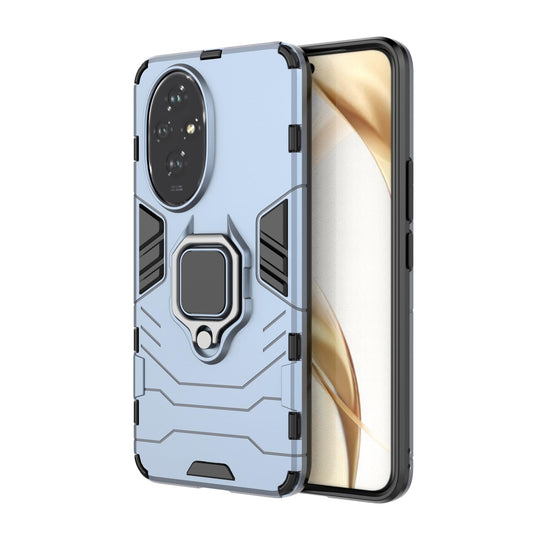 Ovitek za Honor 200 s kovinskim držalom Ring modra, praktičen zaščitni ovitek z držalom za telefon