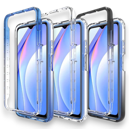 Silikonski ovitek "Gradient Shockproof " za Google Pixel 7a – Infostyle – Svetlo modra / PC + TPU silikon