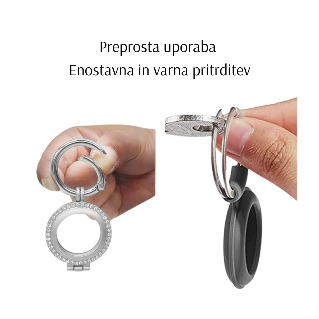 Ovitek in obesek za AirTag z kristali (3 kosi) – Infostyle