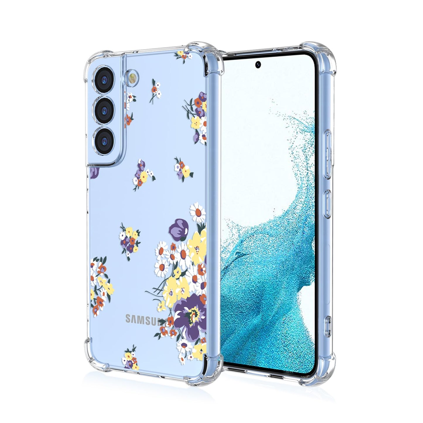Ovitek za telefon Samsung Galaxy S22, različni motivi – Infostyle – Roza / PC + TPU silikon
