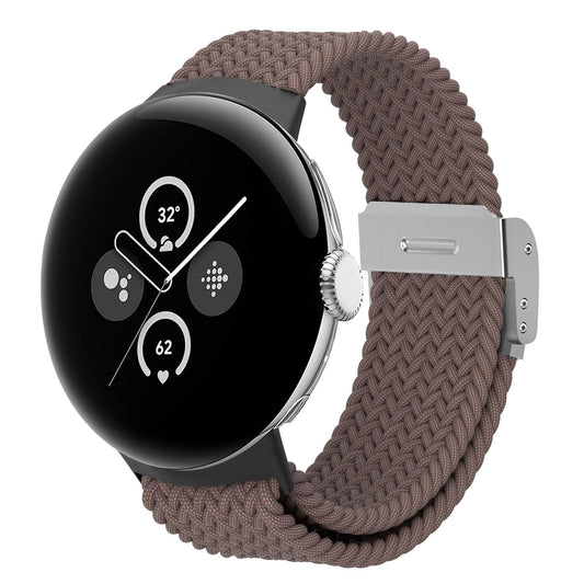 Osianga elastični najlonski pašček za Google Pixel Watch / Pixel Watch 2 – smokey purple