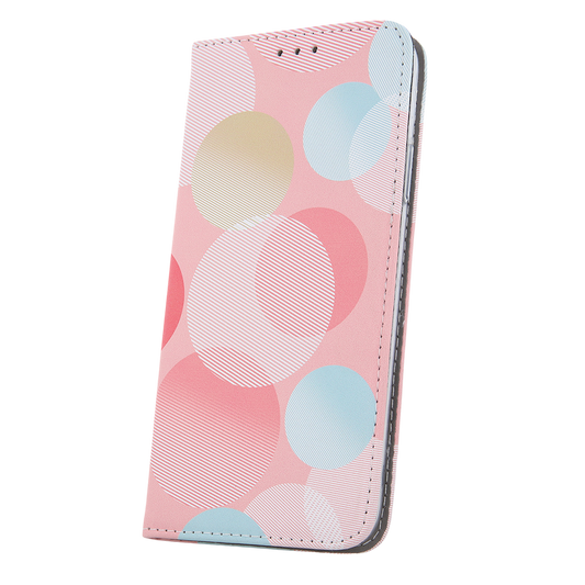 Preklopna torbica za telefon Xiaomi Mi 13, pastelna – Infostyle – Roza / TPU silikon + eko usnje