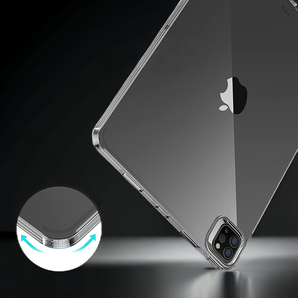 Silikonski ovitek "Project Zero" za tablični računalnik Apple iPad Pro 11 (2020/2021/2022) - Prozorna – ESR