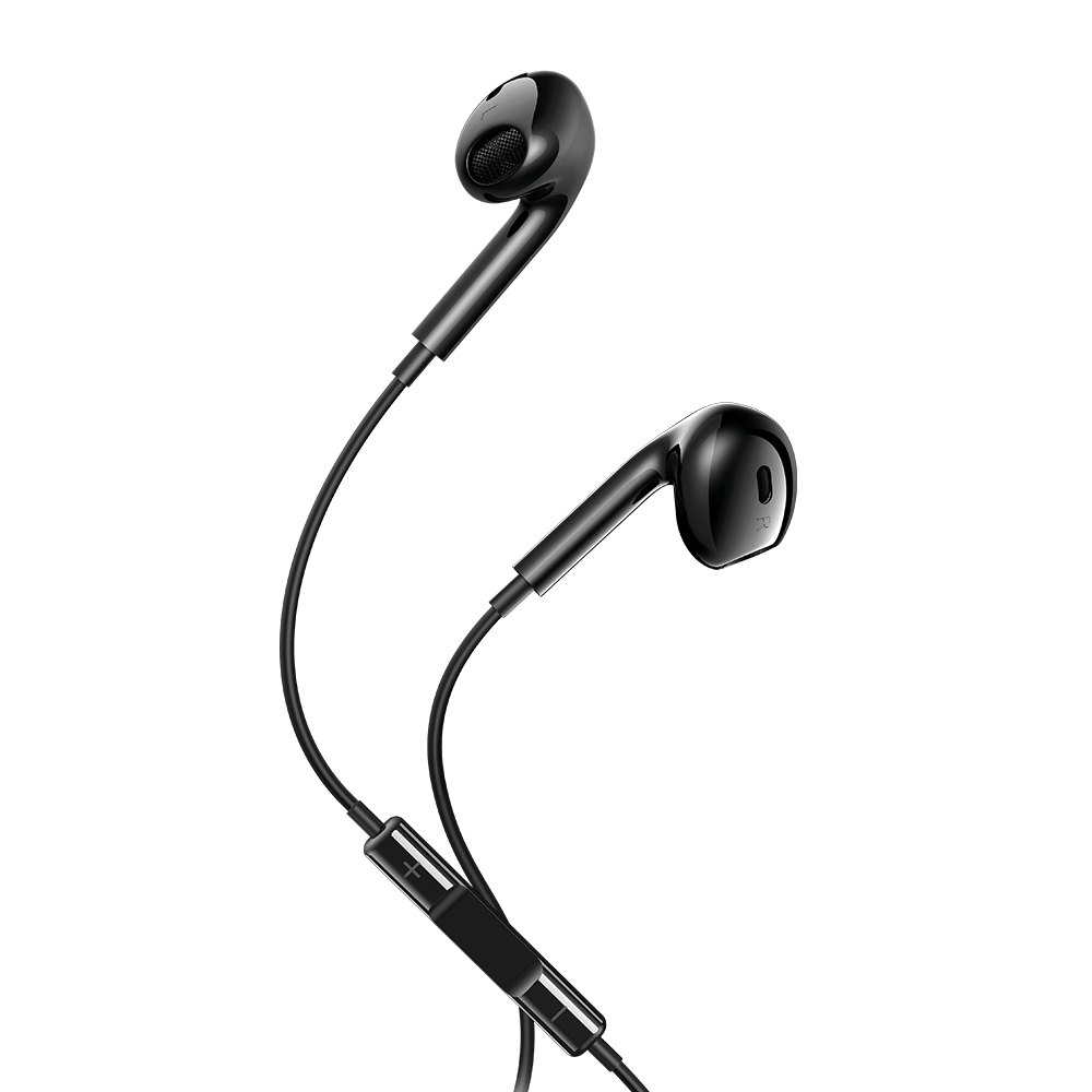 Maxlife MXEP-04 USB-C črne žične slušalke