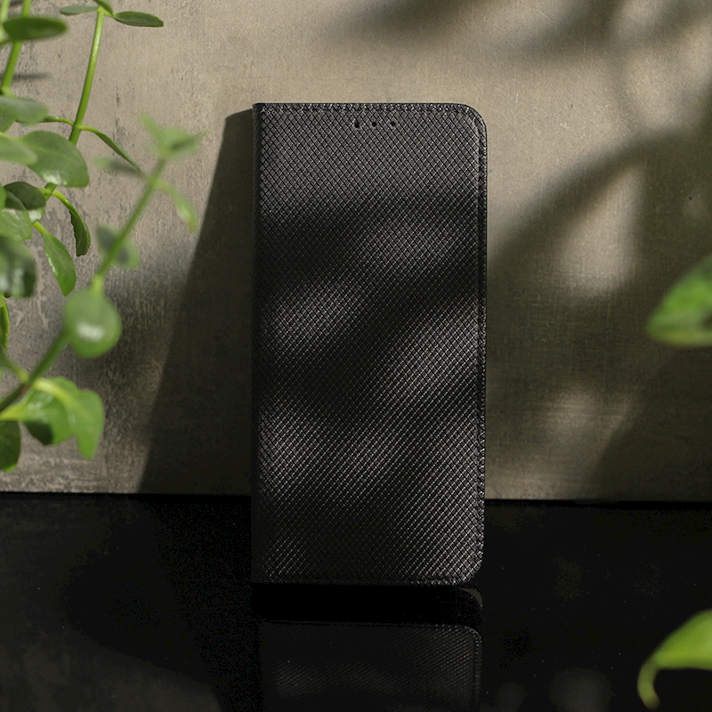 Flip cover for Honor 600 Lite, Magnetic – black