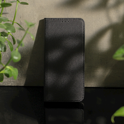 Flip cover for Honor 600 Lite, Magnetic – black