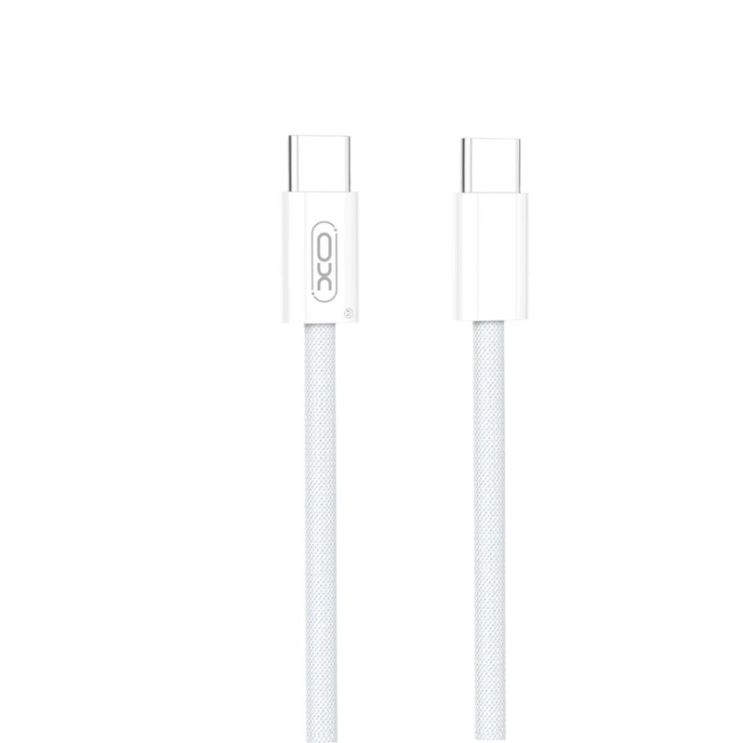 Kabel USB C v USB C 60w, 1m – Infostyle – Bela