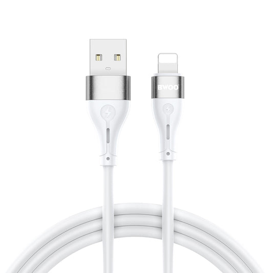 BWOO X280L USB na Lightning kabel 1 m 3A bel