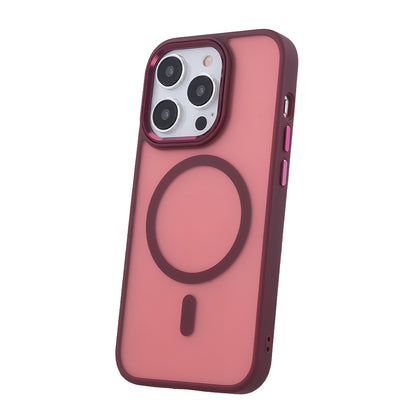 Ovitek za iPhone 17 Pro Max / 18 Pro Max – Frozen MagSafe, rdeč