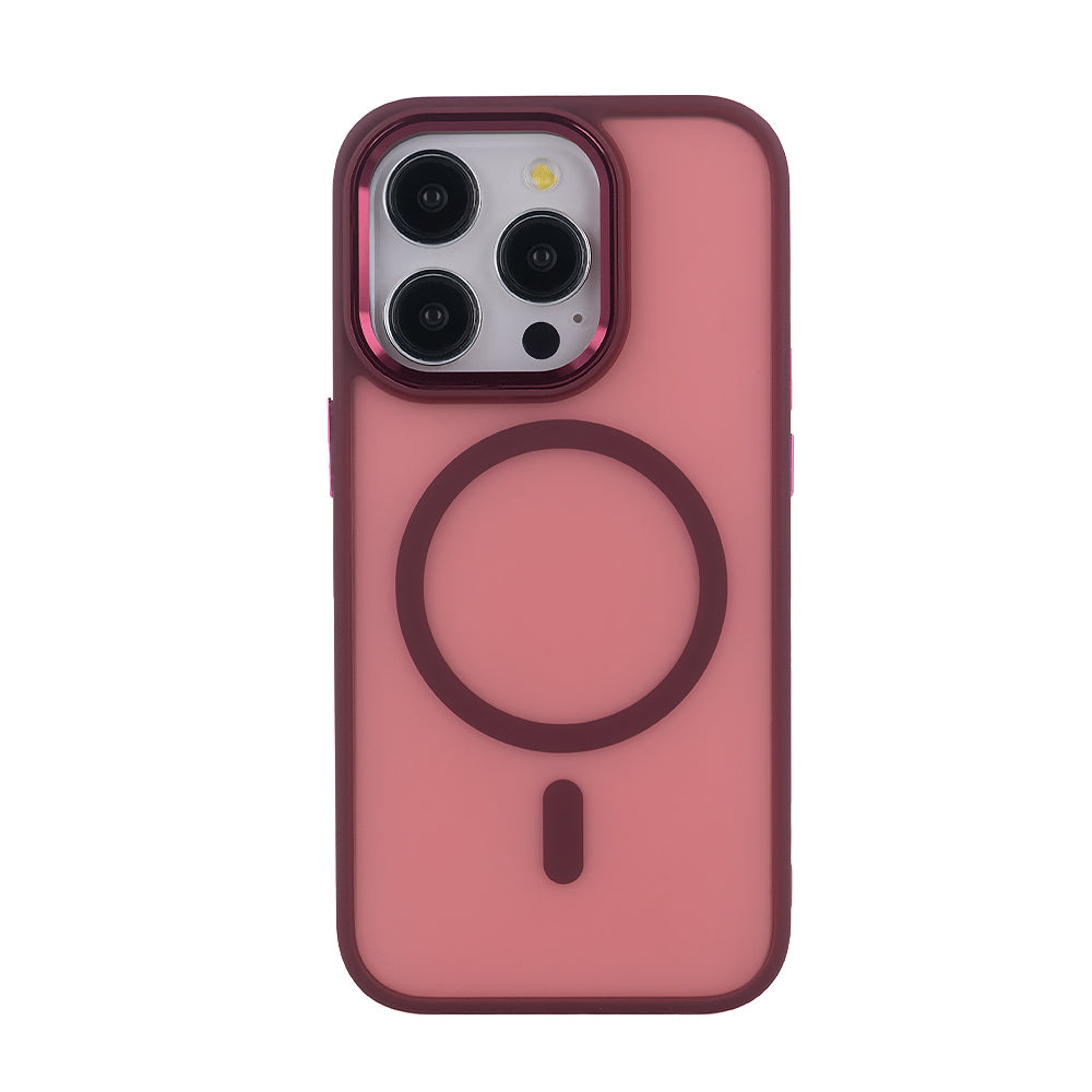 Ovitek za iPhone 17 Pro Max / 18 Pro Max – Frozen MagSafe, rdeč