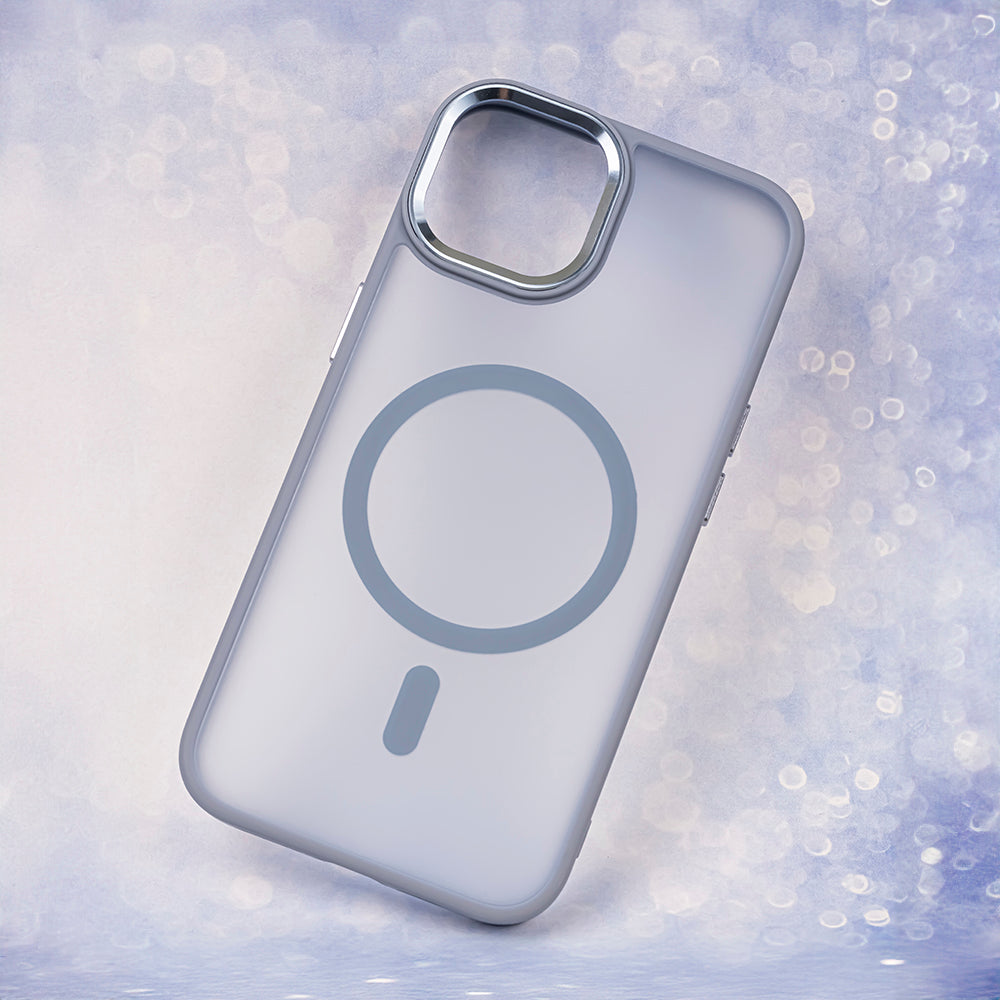 Ovitek za iPhone 17 Pro Max / 18 Pro Max – Frozen MagSafe, svetlo moder