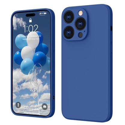 ElestBela Silicone Case for iPhone 14 Pro – Ultra Thin Protective Case with Microfiber (Royal Blue)