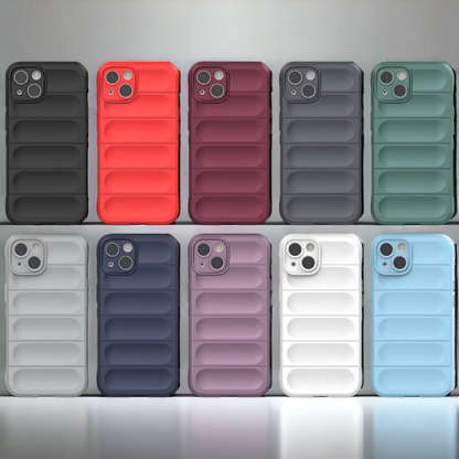 Silikonski ovitek "Valovi" za iPhone 12 Pro Max – Infostyle – Črna / TPU silikon