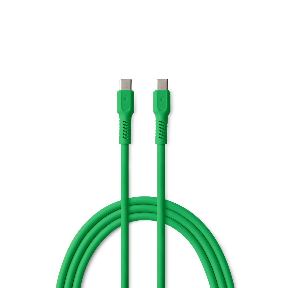 Forever Colorum USB-C na USB-C kabel 60W 1,8m zelen