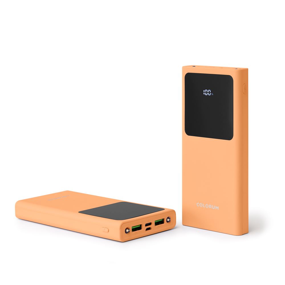 Power bank COLORUM CPB10-14, 10.000 mAh – Peach Fuzz
