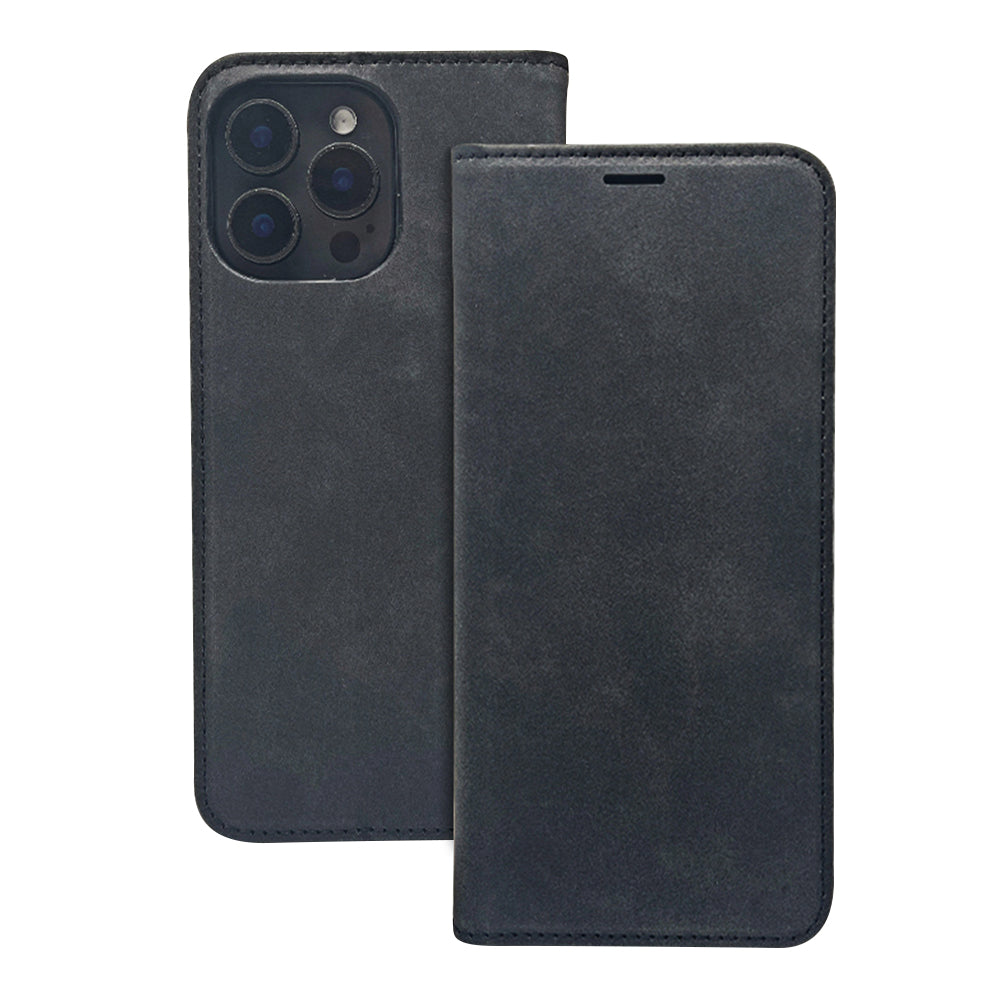 Preklopna torbica Smart Suede črna Samsung Galaxy A36 A37