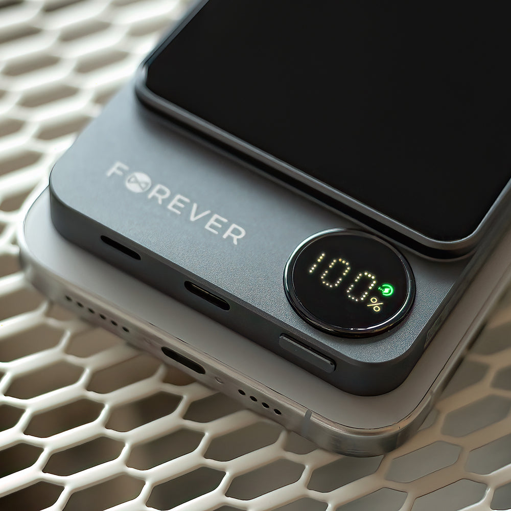 Forever MATB-200 5000 mAh MagSafe power bank 20W PD črna