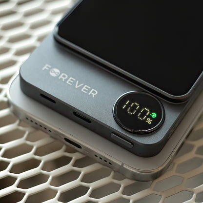 Forever MATB-200 5000 mAh MagSafe power bank 20W PD črna